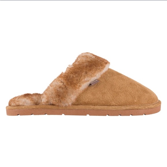 Lamo Shoes - Lamo- Ladies Scuff Slipper in Chestnut Size 6.5-7